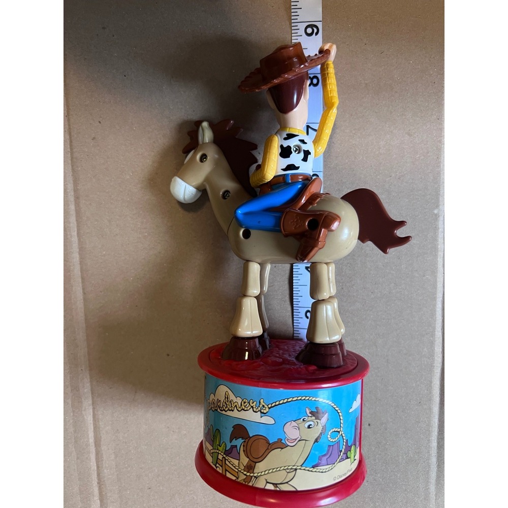 Mcdonald's Disney Pixar Toy Story 2 Woody's Roundup Woody and Bullseye Figure - Picture 11 of 11